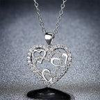 Collier cœurs entrelacés