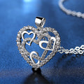 Collier cœurs entrelacés