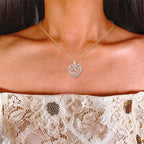 Collier cœurs entrelacés