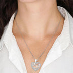 Collier cœurs entrelacés