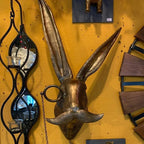 Pendentif tête d'animal en résine
