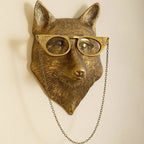 Pendentif tête d'animal en résine