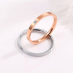 Bague pour femme minimaliste avec zircon
