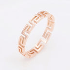 Bague géométrique tendance pour femme