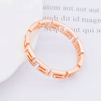 Bague géométrique tendance pour femme