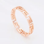 Bague géométrique tendance pour femme