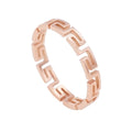 Bague géométrique tendance pour femme