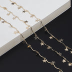 Chaîne de lunettes décorée d'étoiles