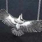 Collier aigle en acier inoxydable