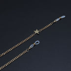 Chaîne de lunettes décorée d'étoiles