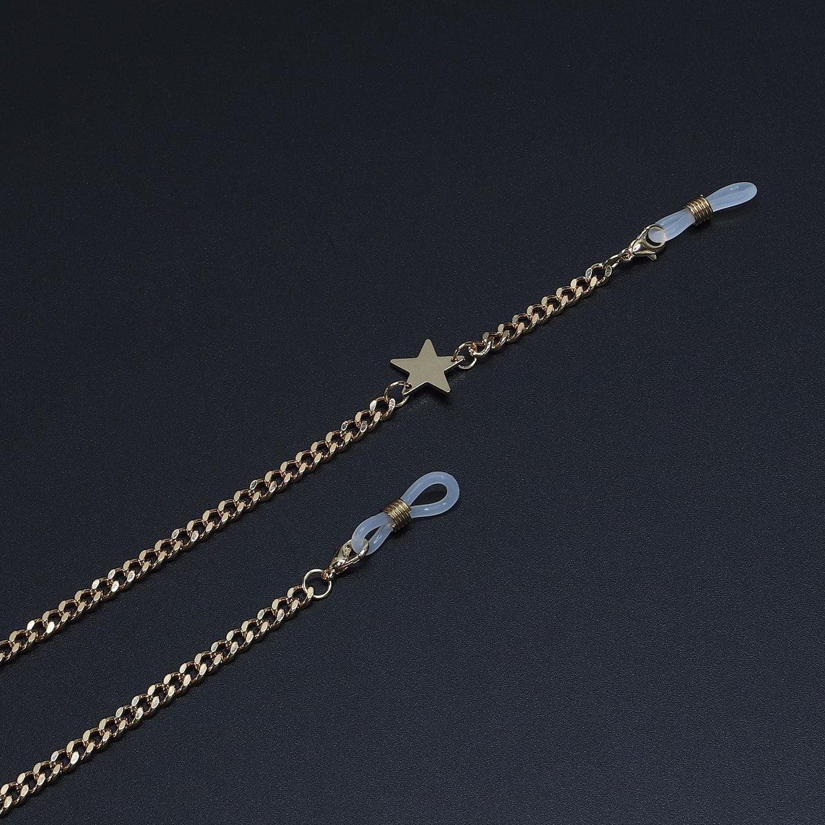 Chaîne de lunettes décorée d'étoiles