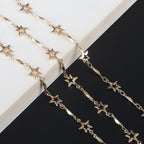Chaîne de lunettes décorée d'étoiles