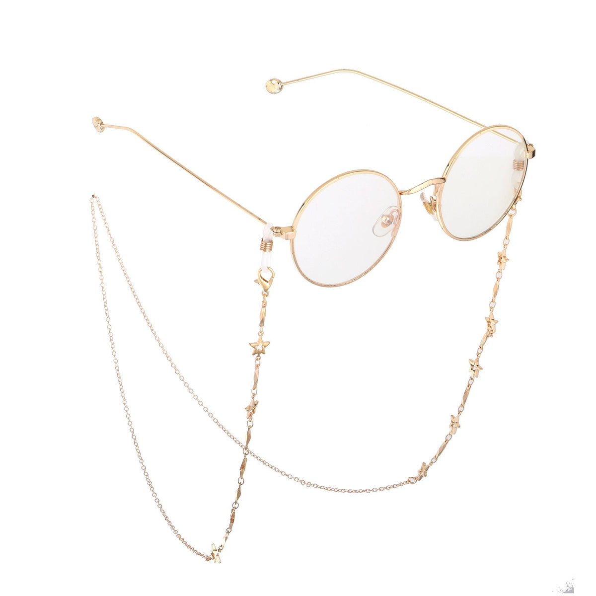 Chaîne de lunettes décorée d'étoiles