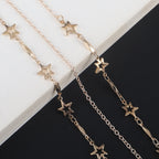 Chaîne de lunettes décorée d'étoiles