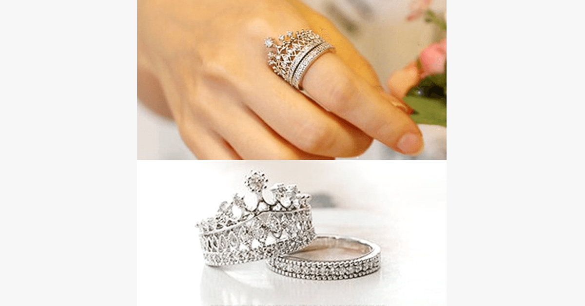 Ensemble de bagues Couronne Impériale