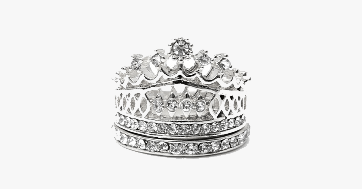 Ensemble de bagues Couronne Impériale