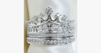 Ensemble de bagues Couronne Impériale