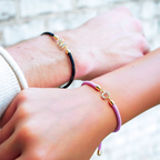 Bracelet ajustable avec initiale