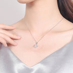 Collier pour femme avec pendentif cristal étincelant