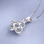 Collier pour femme avec pendentif cristal étincelant