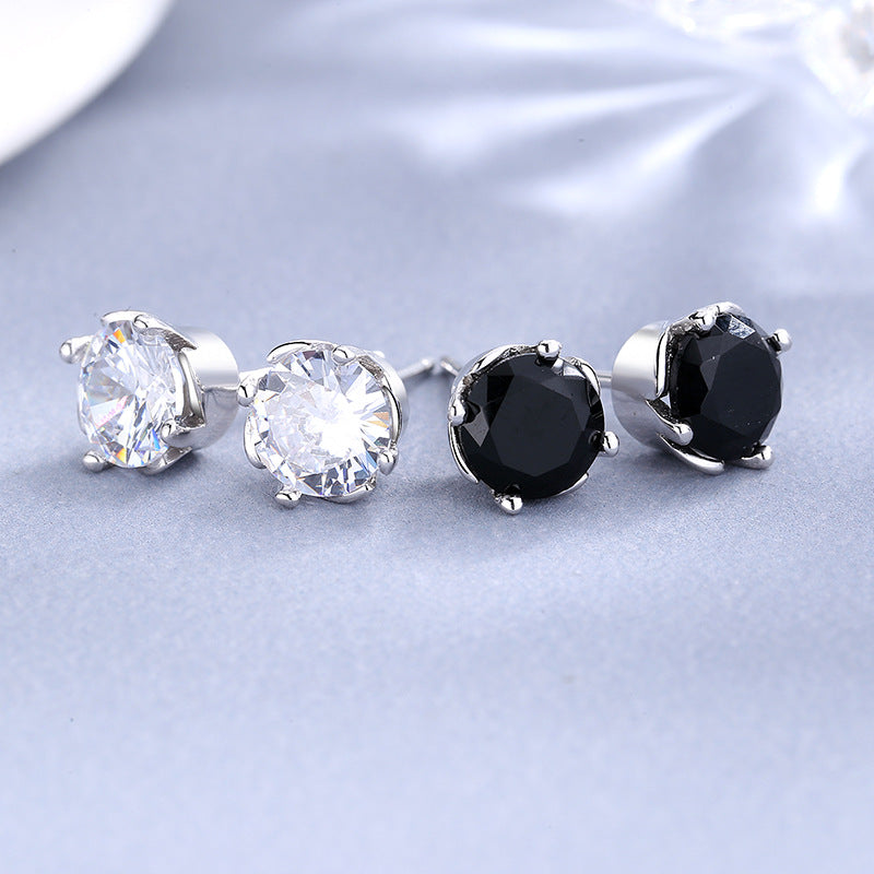 Boucles d'oreilles pour femme avec cristaux étincelants