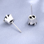 Boucles d'oreilles pour femme avec cristaux étincelants
