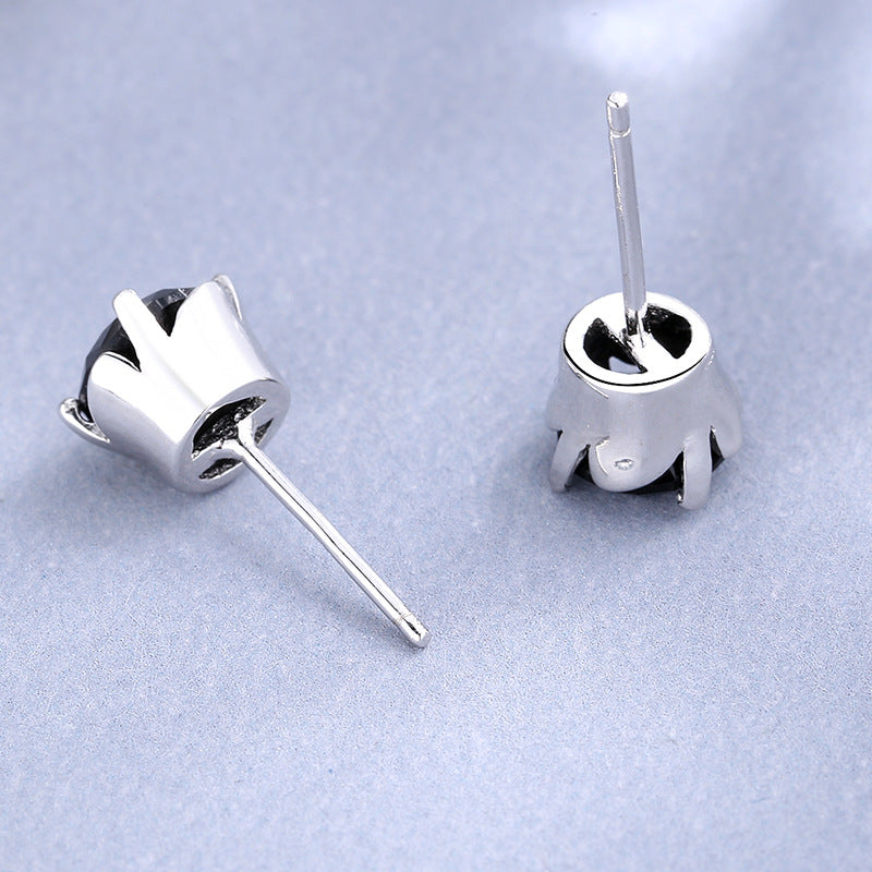 Boucles d'oreilles pour femme avec cristaux étincelants