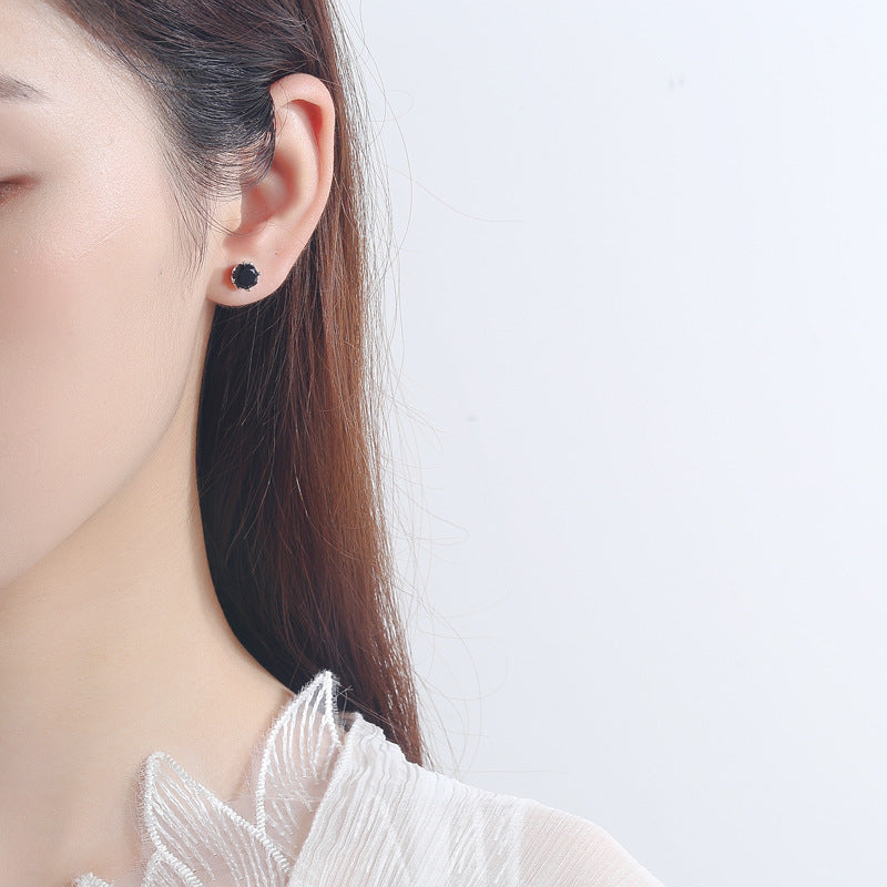 Boucles d'oreilles pour femme avec cristaux étincelants
