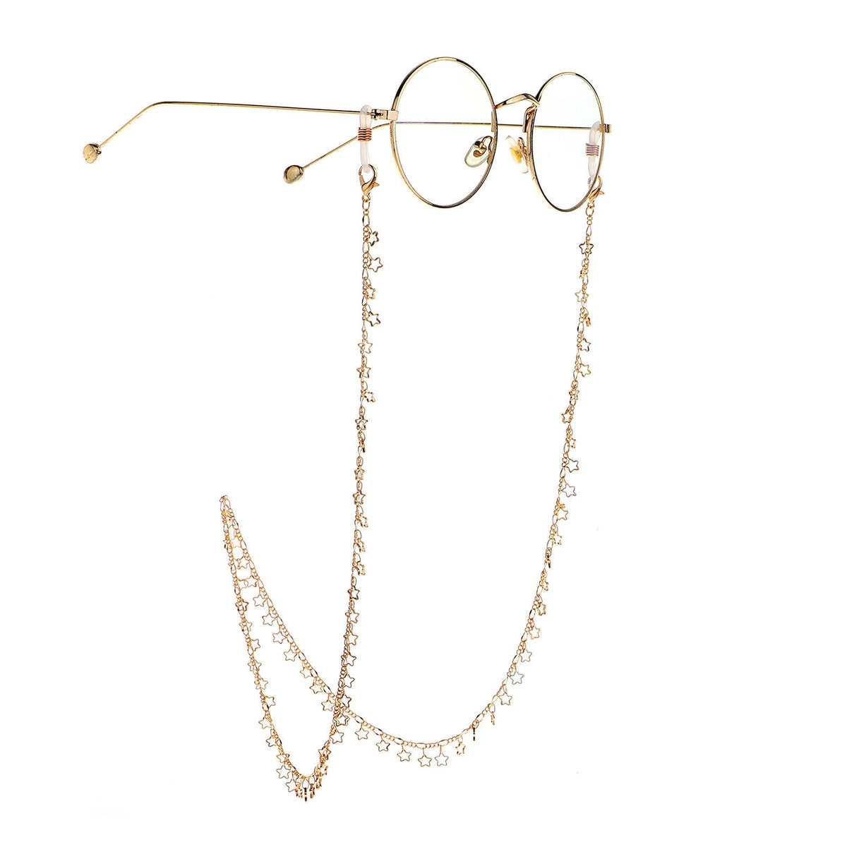 Chaîne de lunettes décorée d'étoiles