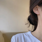 Boucles d'oreilles puces sept étoiles