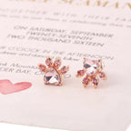 Boucles d'oreilles patte de chat