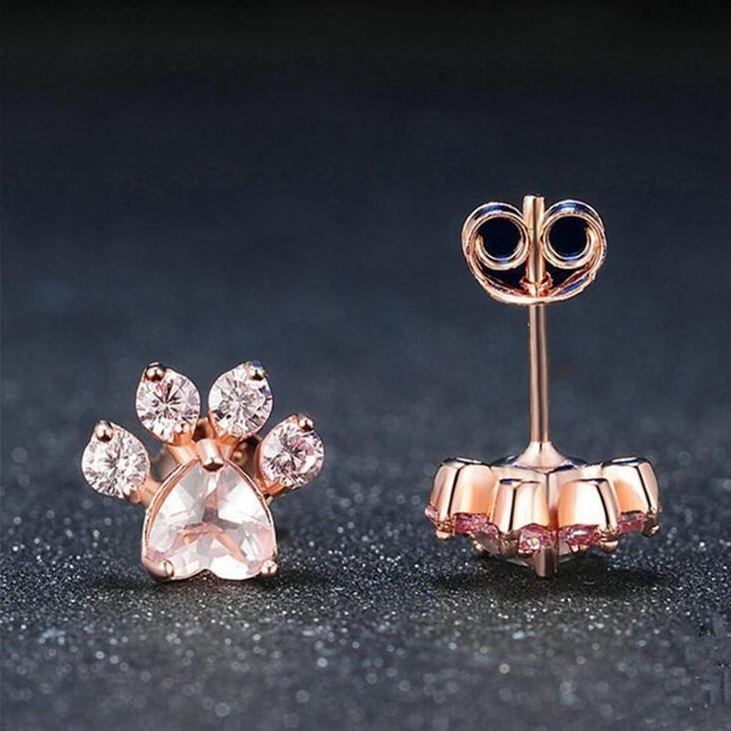 Boucles d'oreilles patte de chat