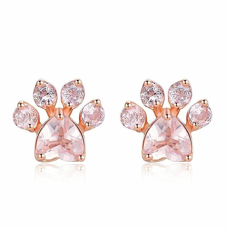 Boucles d'oreilles patte de chat
