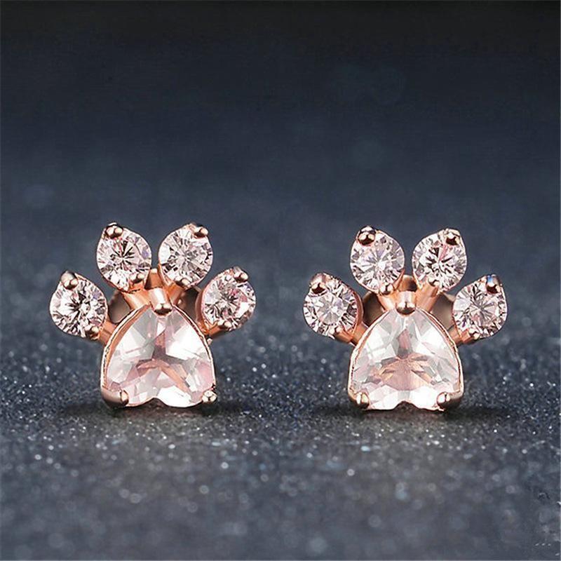 Boucles d'oreilles patte de chat