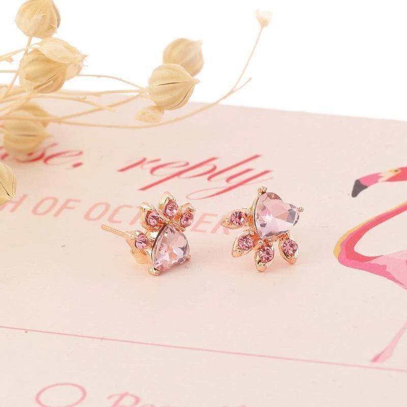Boucles d'oreilles patte de chat