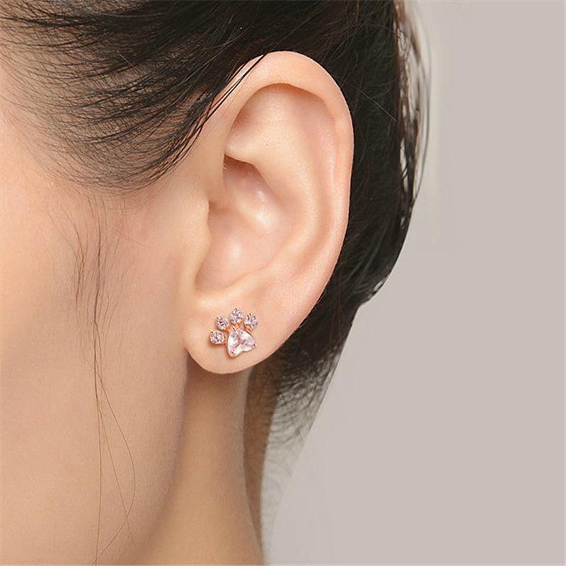 Boucles d'oreilles patte de chat