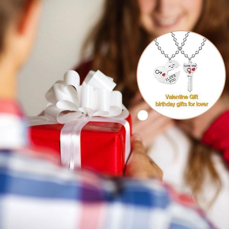 Collier / Porte-clés « I LOVE YOU » (1 paire)