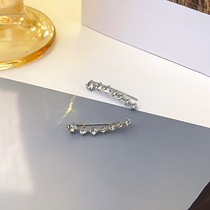 Boucles d'oreilles puces sept étoiles