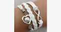 Bracelet Cœur et Perles Infini