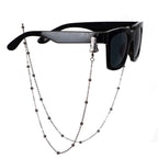 Chaîne de lunettes à pinces crocodile métalliques