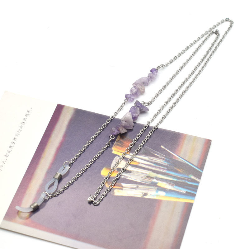 Collier pendentif améthyste