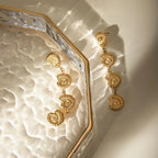 Boucles d'Oreilles Coquillages Tropicaux 18k