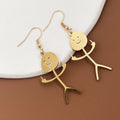 Boucles d'oreilles Doodle amusantes