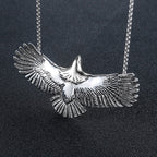 Collier aigle en acier inoxydable