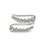 Boucles d'oreilles puces sept étoiles
