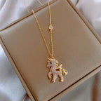 Collier licorne ange