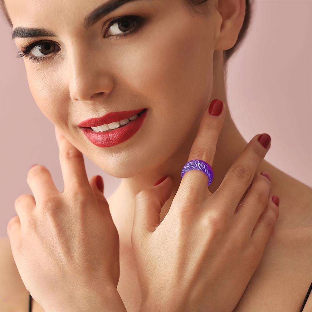 Bague lumineuse colorée fantaisie