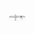 Bague Croix en Argent Sterling 925