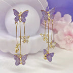 Boucles d'oreilles papillon chics