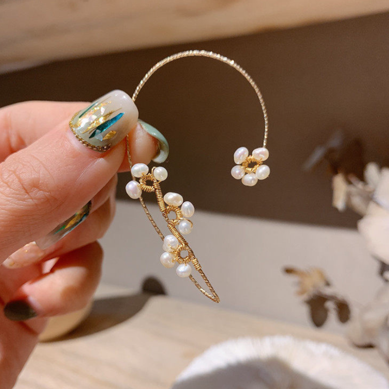 Boucles d'oreilles perles vintage